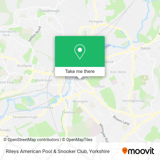Rileys American Pool & Snooker Club map