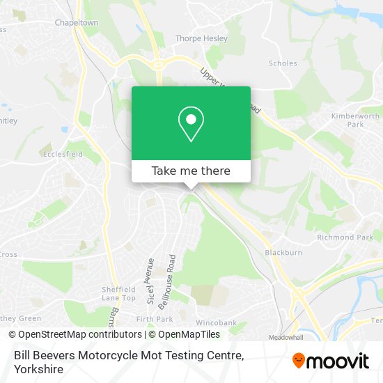 Bill Beevers Motorcycle Mot Testing Centre map