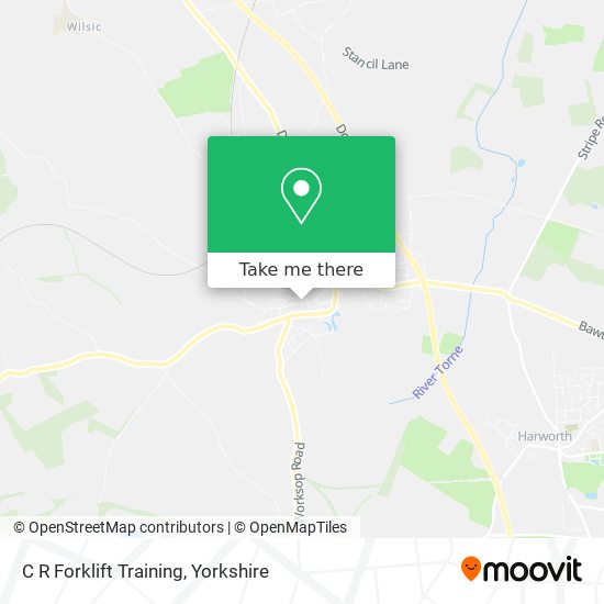 C R Forklift Training map