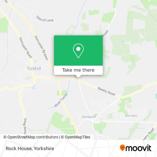 Rock House map