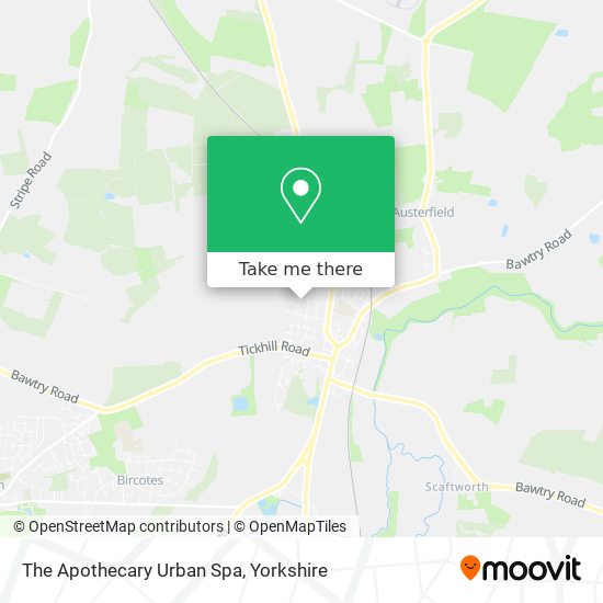 The Apothecary Urban Spa map