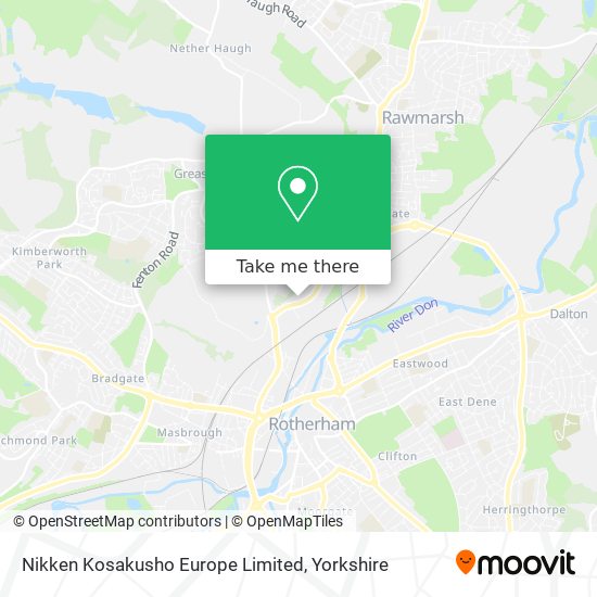Nikken Kosakusho Europe Limited map