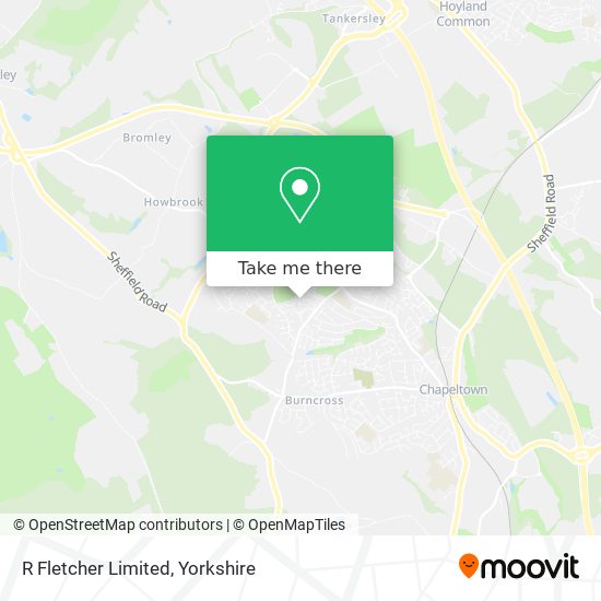 R Fletcher Limited map