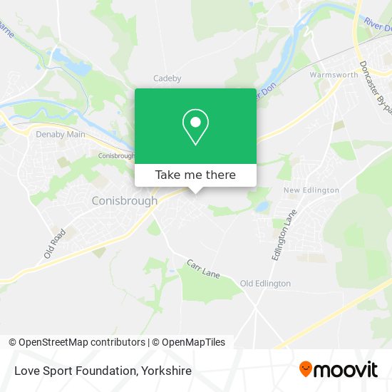 Love Sport Foundation map