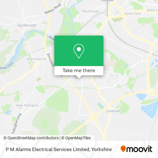 P M Alarms Electrical Services Limited map