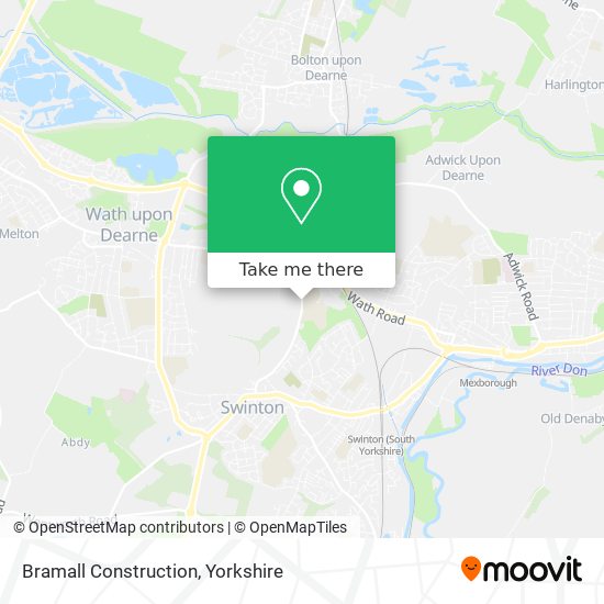 Bramall Construction map