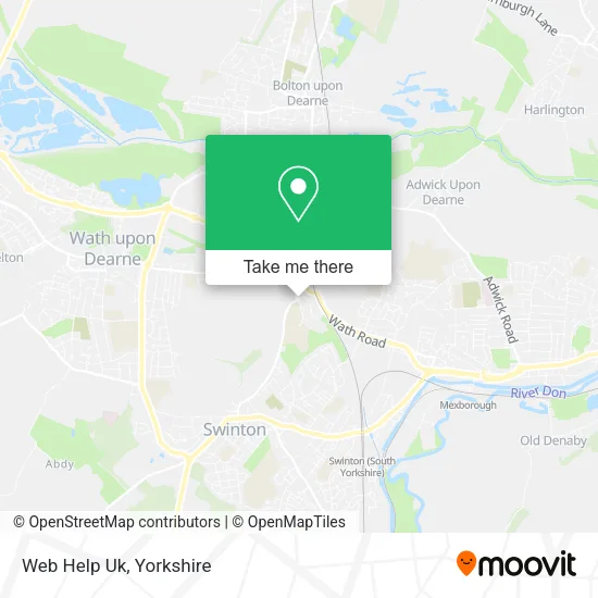 Web Help Uk map