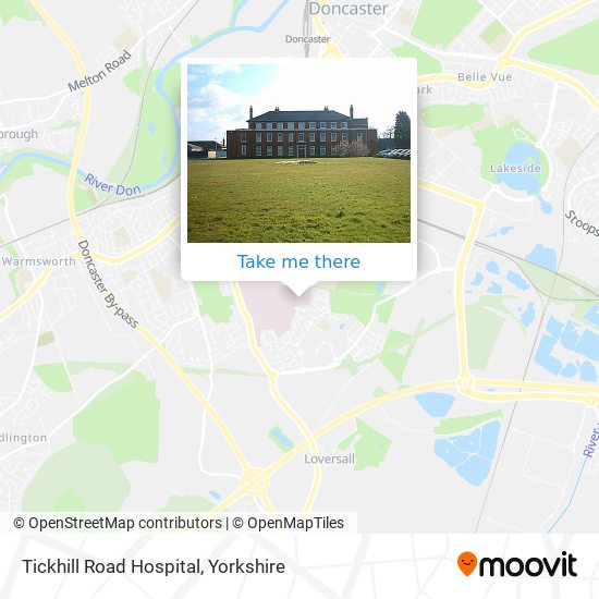 Tickhill Road Hospital map