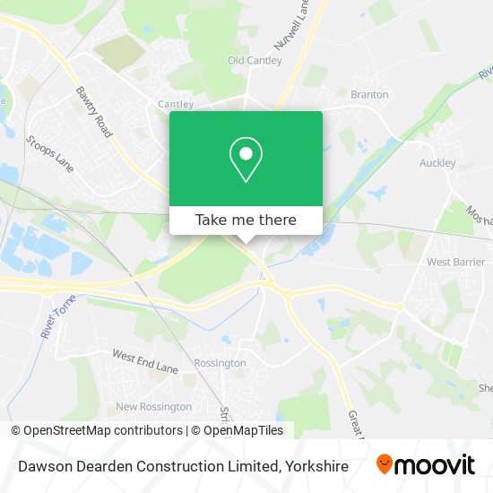 Dawson Dearden Construction Limited map
