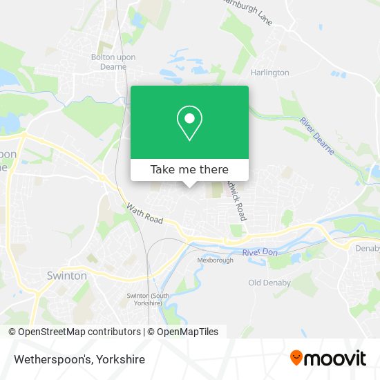 Wetherspoon's map