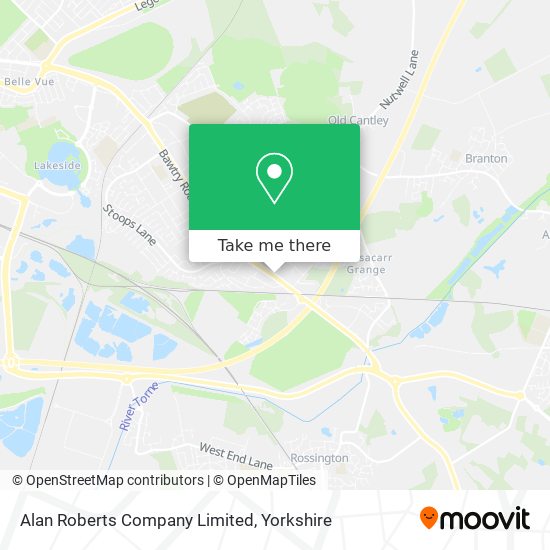 Alan Roberts Company Limited map