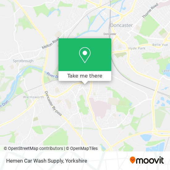 Hemen Car Wash Supply map