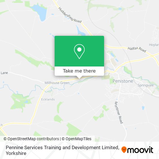 Pennine Services Training and Development Limited map