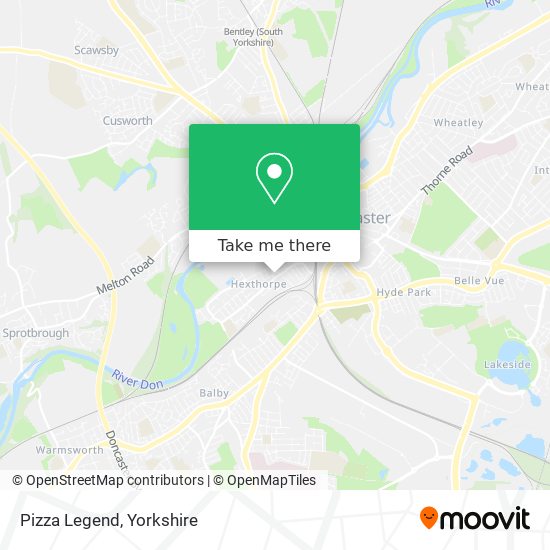 Pizza Legend map