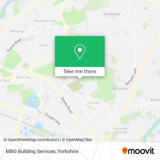 MBG Building Services map