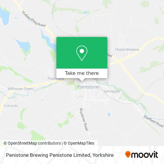 Penistone Brewing Penistone Limited map