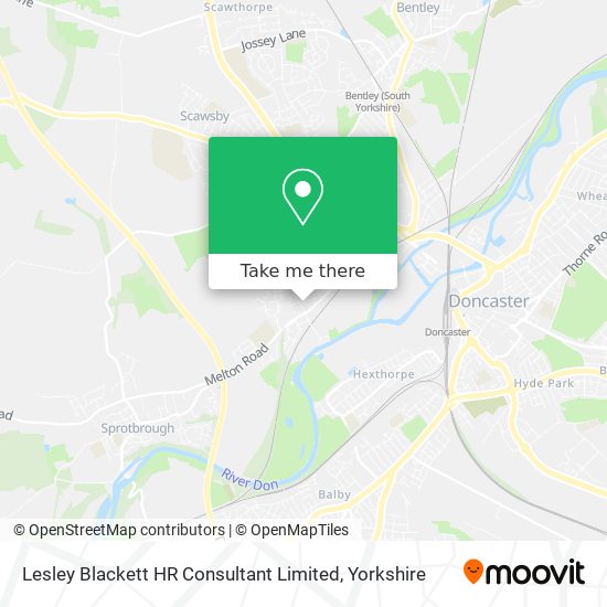 Lesley Blackett HR Consultant Limited map