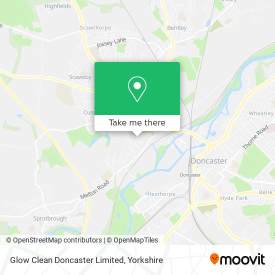 Glow Clean Doncaster Limited map