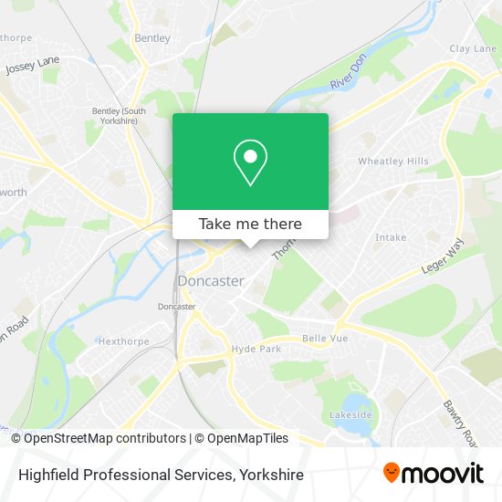 Highfield Professional Services map