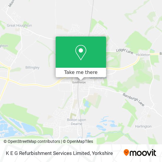 K E G Refurbishment Services Limited map