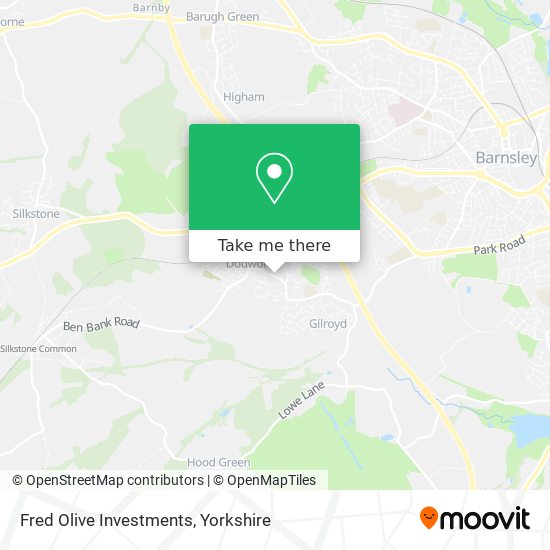 Fred Olive Investments map