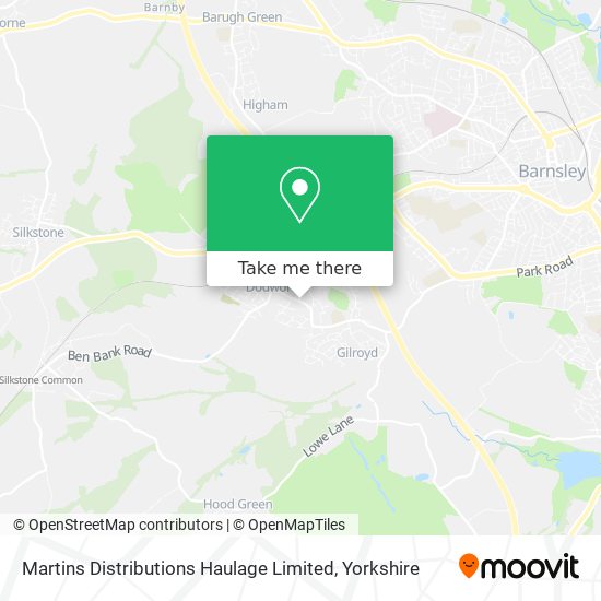 Martins Distributions Haulage Limited map