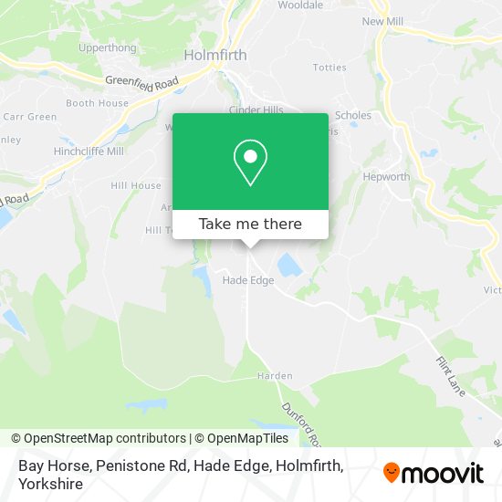 Bay Horse, Penistone Rd, Hade Edge, Holmfirth map
