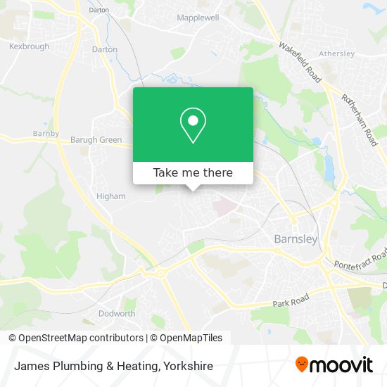 James Plumbing & Heating map