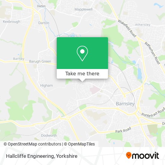 Hallcliffe Engineering map