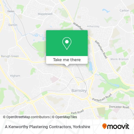 A Kenworthy Plastering Contractors map