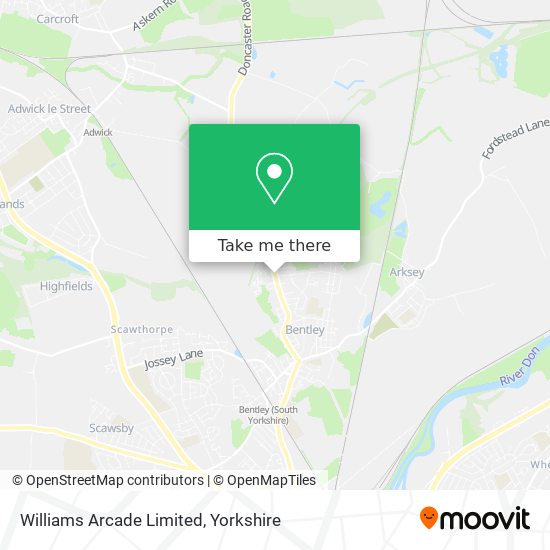Williams Arcade Limited map