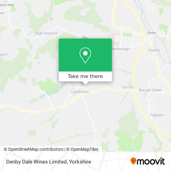 Denby Dale Wines Limited map