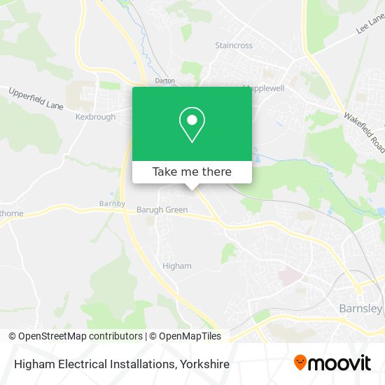 Higham Electrical Installations map