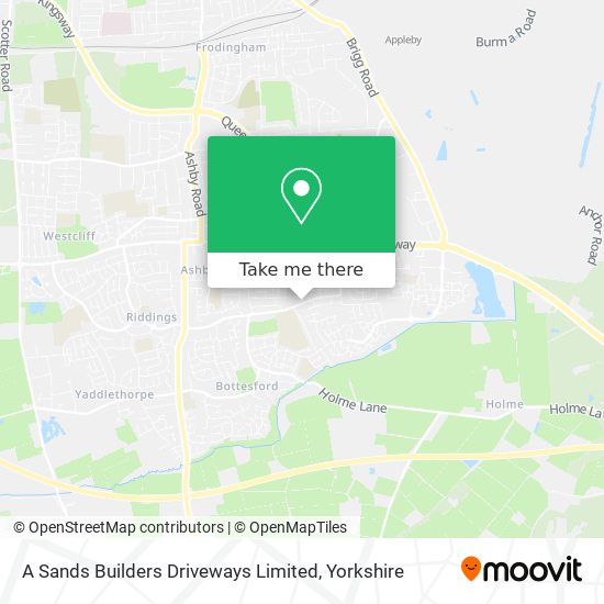 A Sands Builders Driveways Limited map