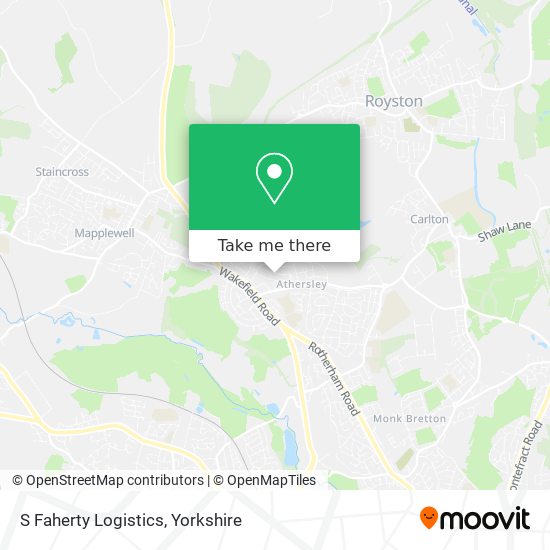 S Faherty Logistics map