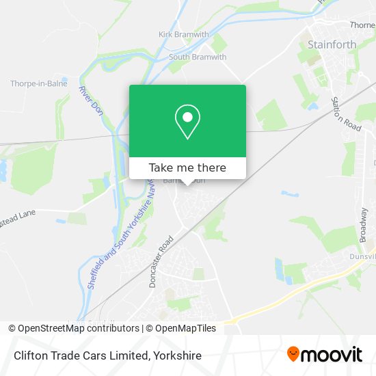 Clifton Trade Cars Limited map