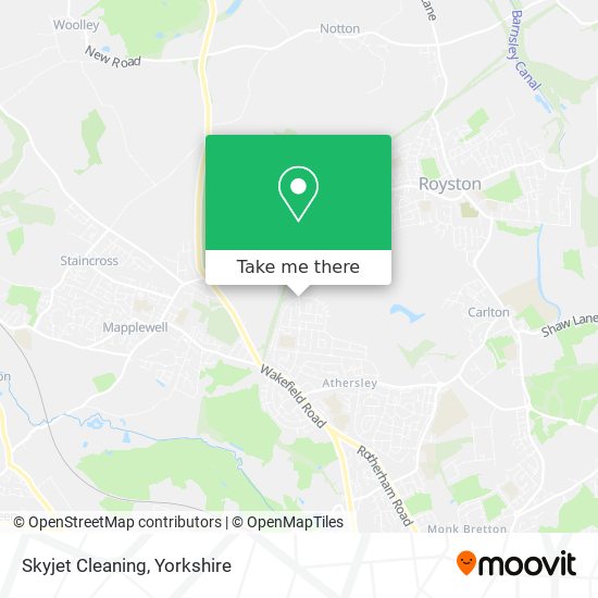 Skyjet Cleaning map