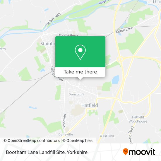 Bootham Lane Landfill Site map