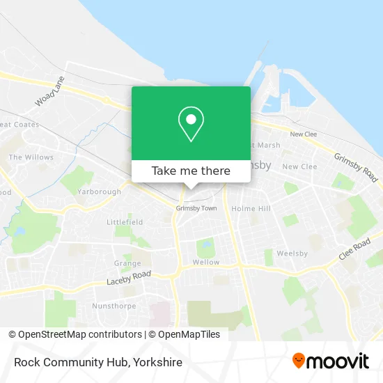 Rock Community Hub map