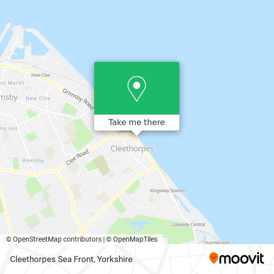 Cleethorpes Sea Front map