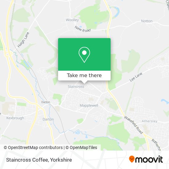 Staincross Coffee map