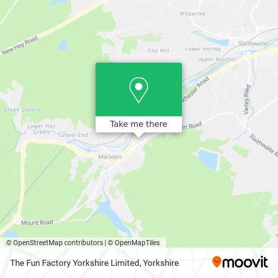 The Fun Factory Yorkshire Limited map