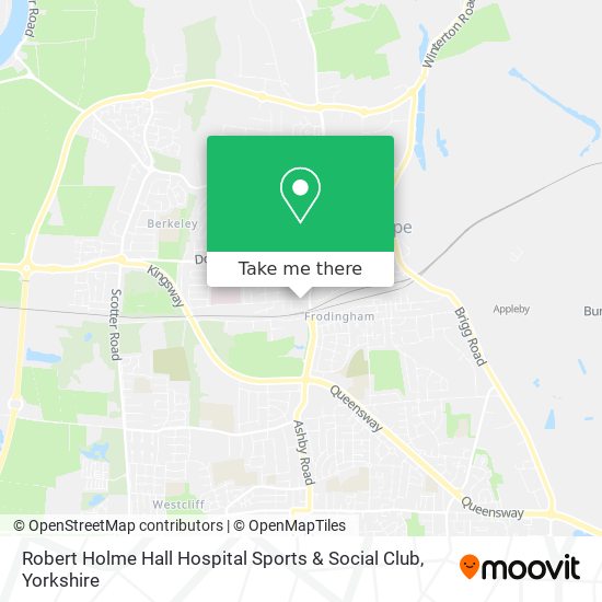 Robert Holme Hall Hospital Sports & Social Club map
