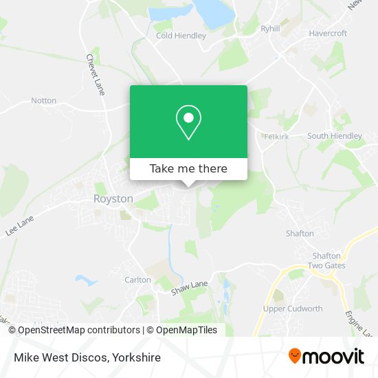 Mike West Discos map
