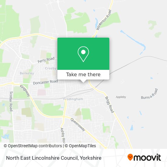North East Lincolnshire Council map