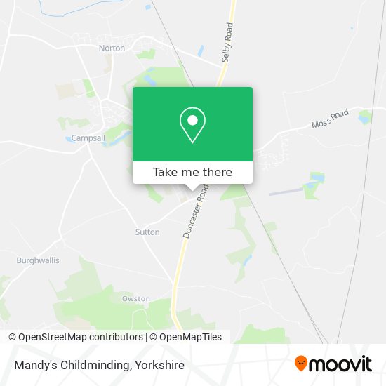Mandy's Childminding map