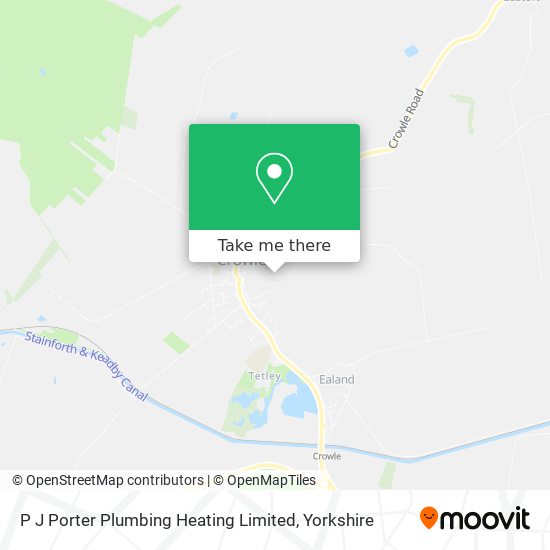 P J Porter Plumbing Heating Limited map