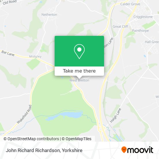 John Richard Richardson map