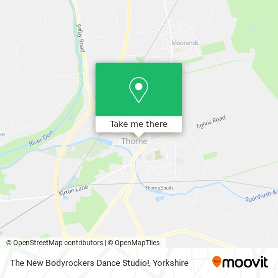 The New Bodyrockers Dance Studio! map