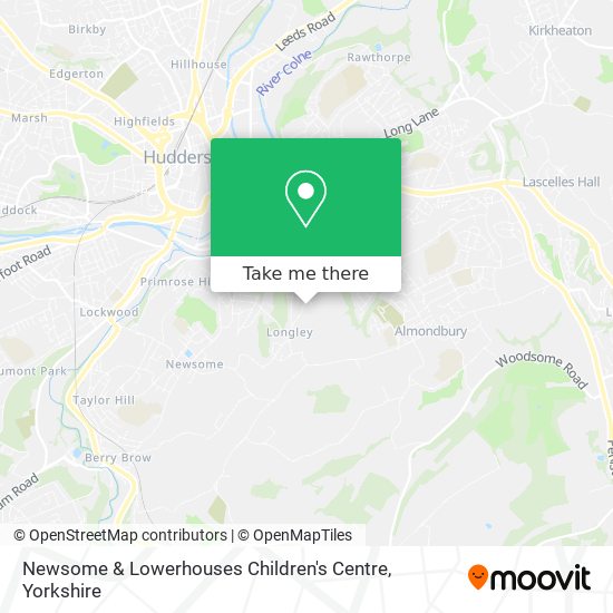Newsome & Lowerhouses Children's Centre map